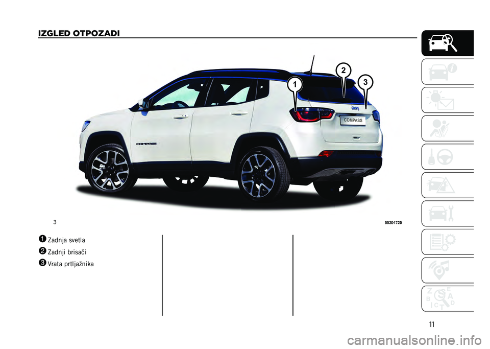 JEEP COMPASS 2021  Knjižica za upotrebu i održavanje (in Serbian) ��
������ ��
�	�����
�G
�G�G�E�D�H�I�E�5
1 �7�	�!���	 ������	
2 �7�	�!��� �����	��
3 �)��	��	 ������	�%����	   