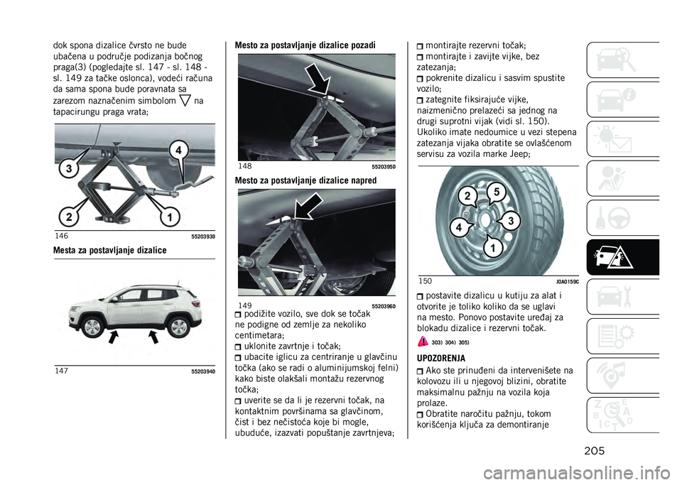 JEEP COMPASS 2021  Knjižica za upotrebu i održavanje (in Serbian) ����!�� �����	 �!���	���� ������ �� ���!�
���	����	 � ���!����� ���!���	���	 ������
���	��	�/�G�1 �/������!�	��� ��� �B�J�R �* ��� �