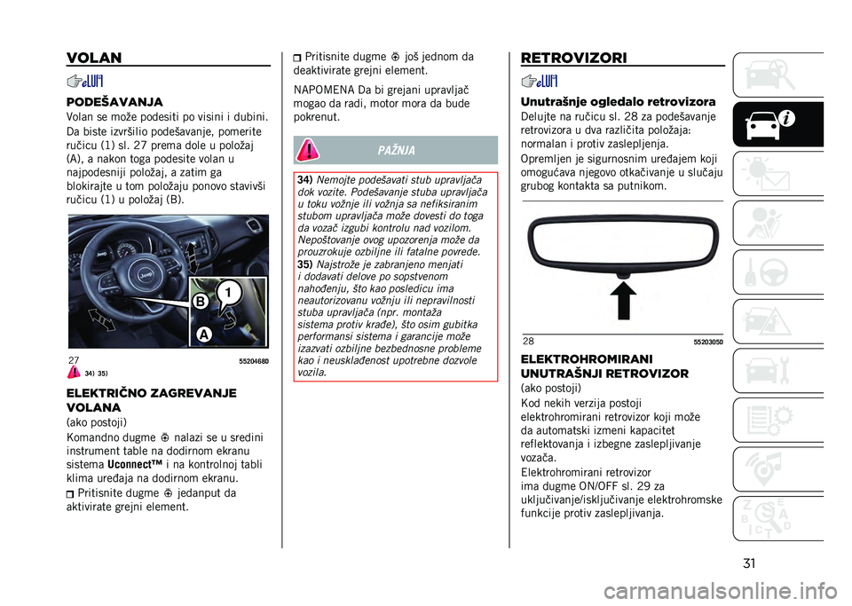 JEEP COMPASS 2021  Knjižica za upotrebu i održavanje (in Serbian) �������
�	����&������
�)���	� �� �
��%� ���!����� �� ������ � �!������
�9�	 ����� ��������� ���!���	��	����" ���
�����
����