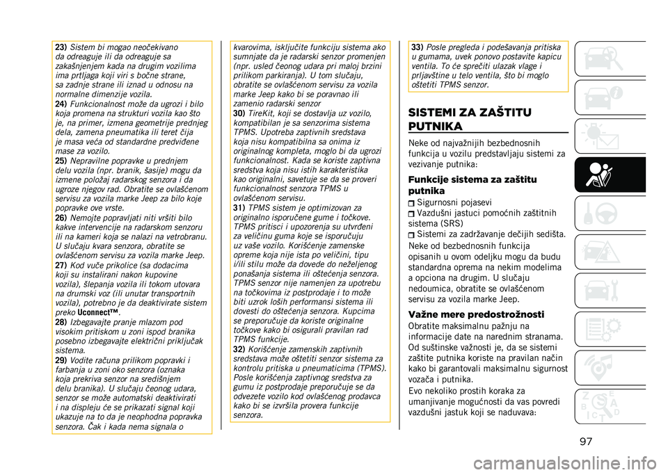 JEEP COMPASS 2021  Knjižica za upotrebu i održavanje (in Serbian) ��
�E�F�.
�-���	�
� �� ����� ��
���
���
���
�� ����
�����
 ��� �� ����
�����
 ��
��������
���
� ���� �� ������ �
�������
��� �