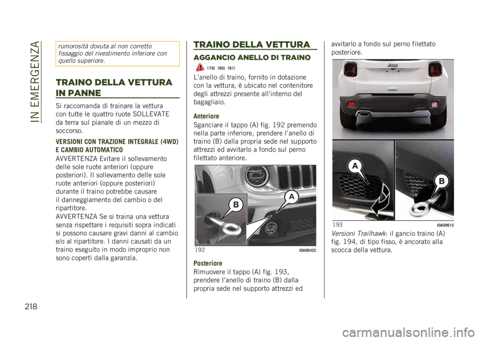 JEEP RENEGADE 2019  Libretto Uso Manutenzione (in Italian) ��?���2�5�2�-�(�2��C�
$"*
�������
���* �	����� �� ��� ��������
���
�
����� �	�� �����
������� ��������� ���
�
����� �
�����