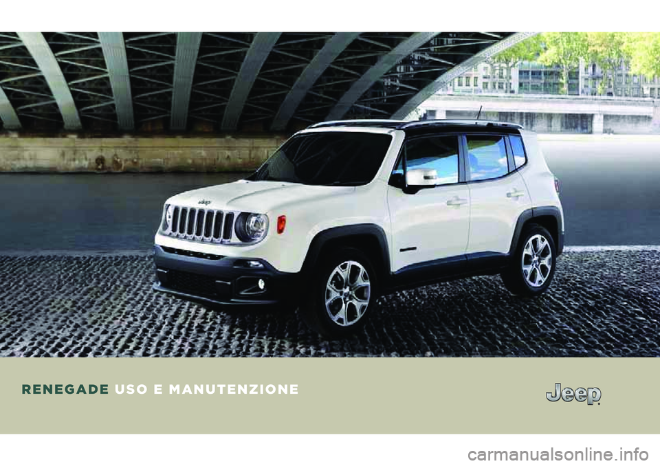 JEEP RENEGADE 2020  Libretto Uso Manutenzione (in Italian) 