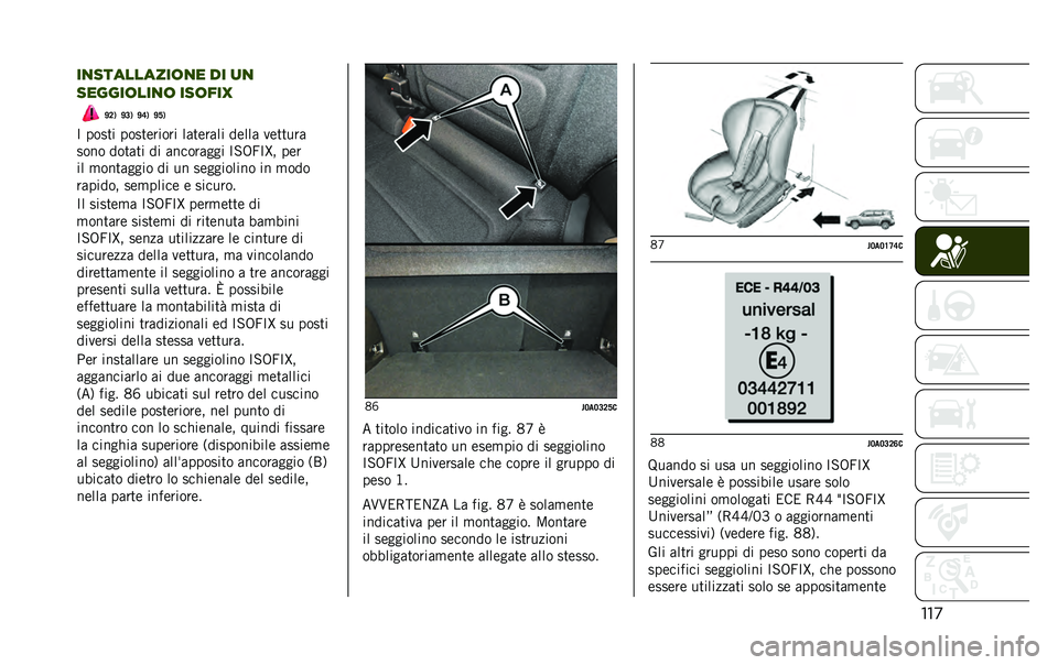JEEP RENEGADE 2020  Libretto Uso Manutenzione (in Italian) ���
��
���������	�
� �� �
�
������	���
�	 ���	���9
�F�8�) �F�9�) �F�=�) �F�A�)
�C ����� �����	����� ����	���� ��	��� �
�	�����
���� ����