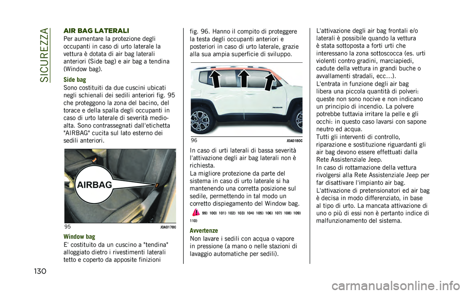 JEEP RENEGADE 2020  Libretto Uso Manutenzione (in Italian) ��-�C��B�7��E�E�
��� ��� ��� ��������
�,�	� ���
�	�����	 �� �����	�����	 ��	���
��������� �� ���� �� ���� ����	����	 ��
�
�	���