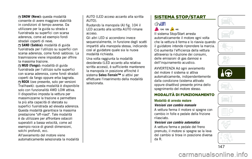 JEEP RENEGADE 2020  Libretto Uso Manutenzione (in Italian) ���
�,���R �(�����)�%
�$��	��� �
�������%
�����	���	 �� ��
�	��	 �
�������	 ����#�����%
�� ���������� �� ��	�
�� ��
�
�	���	� �.�
����