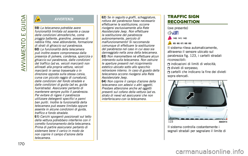 JEEP RENEGADE 2020  Libretto Uso Manutenzione (in Italian) ���@�@�C��<��1��8����2�B�C�.�
��
� ��	�	��
�����
�A�F�) �� ���������� �������� �����
������������* �������� ��	 ��
�
���� � ����