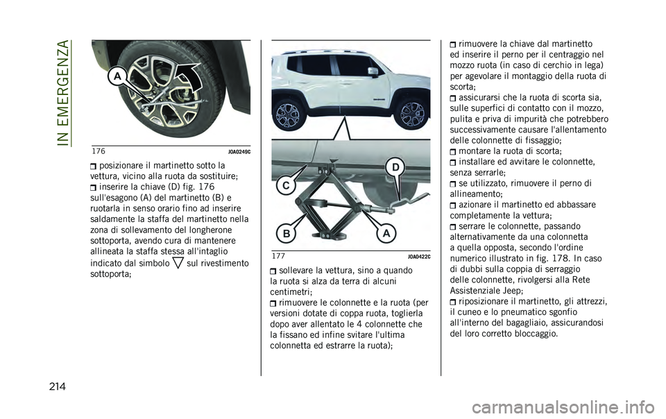 JEEP RENEGADE 2020  Libretto Uso Manutenzione (in Italian) ��C�1���<��7�2��1�E�
��� � �O�P
��7�
�7�8�=�F������������	 �� �
������	��� ����� ��
�
�	������ �
����� ���� ����� �� ����������	�+ 