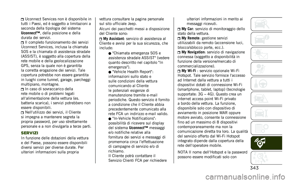 JEEP RENEGADE 2020  Libretto Uso Manutenzione (in Italian) ����B�����	�� �-�	��
���	� ��� �) ��������#���	 ��
����� � �,��	��� �	� �) �����	��� � ���
�������� �
��	����� ��	��� ��������