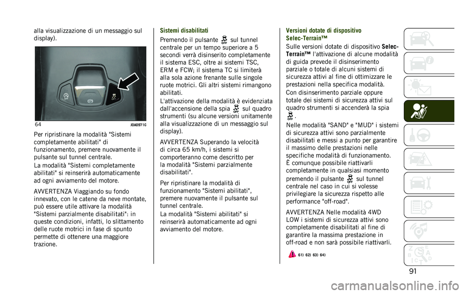 JEEP RENEGADE 2020  Libretto Uso Manutenzione (in Italian) ������ �
��������������	 �� �� �
�	������� ���
�������Q�9�
�P�K
��7�
�7�F�>�?�
�,�	� ������������	 �� �
�������% �?�-����	�
�
���
�