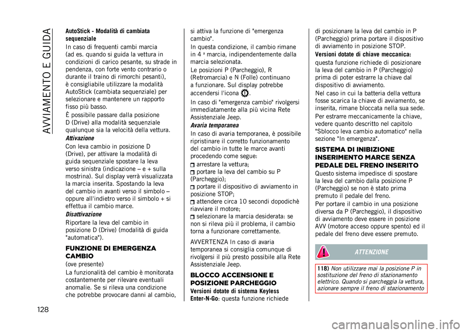 JEEP RENEGADE 2021  Libretto Uso Manutenzione (in Italian) ���?�?�C��;��/��6����0�A�C�,�
��� �
����,����T �C �����	���K �� ���#�����
������
����	�
�C� ���� �� ���	�"��	��� ���
�!� �
�����
�4�� �