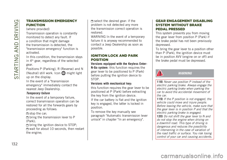 JEEP RENEGADE 2019  Owner handbook (in English) ��%��"���#�-�A��"�-�3��3��#�9�#�-�A
"%$
%!#0(6’((’.0 "6"!3"0)-
*+0)%’.0
�+����� �����	����.
����
���	���	��
 �������	��
 �	� ���
����
��