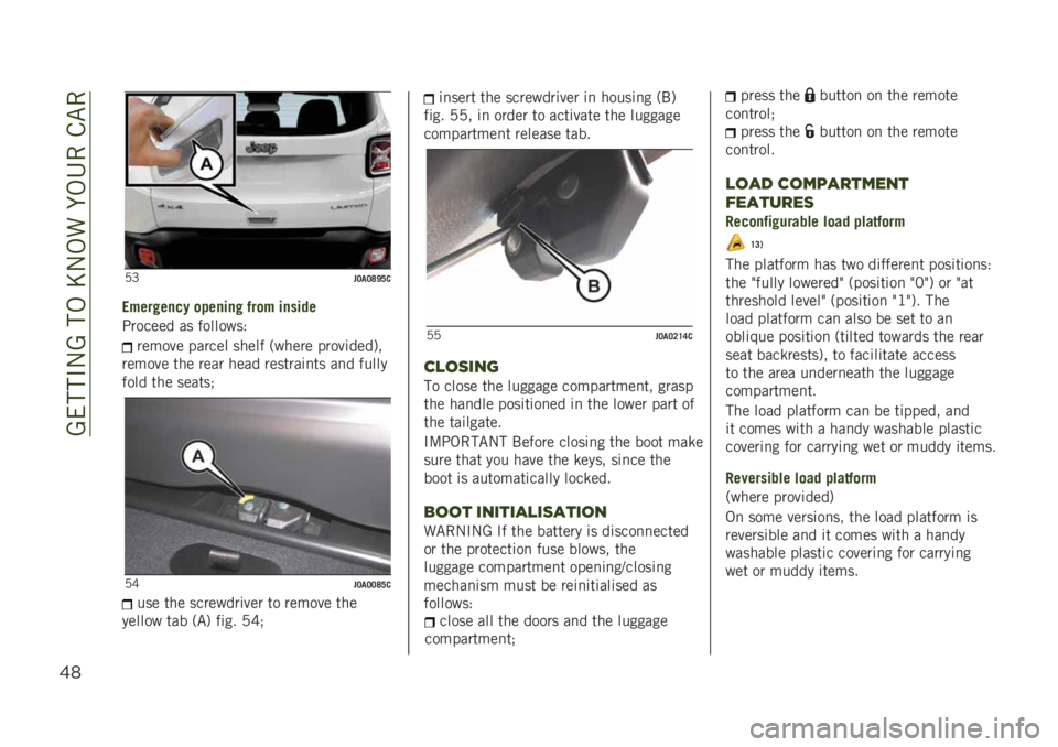 JEEP RENEGADE 2019  Owner handbook (in English) ��A����#�-�A���,��E�-�,��� �,�4���&�"�
&*
�0�D��6��6�>�C�?�
�.����!���� �
� �����! �%��
� ������
�;������ �� ��������*
������ ������ ���