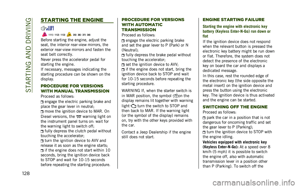 JEEP RENEGADE 2020  Owner handbook (in English) ��%��"���#�-�A��"�-�3��3��#�9�#�-�A
��� �	������� ��� ������
�=�=�=�* �=�=�7�* �=�=�8�* �8�?�* �8�:�* �8�<�* �8�>�*
�$����� ������	�
� ��� ��
��	�
�� ���(