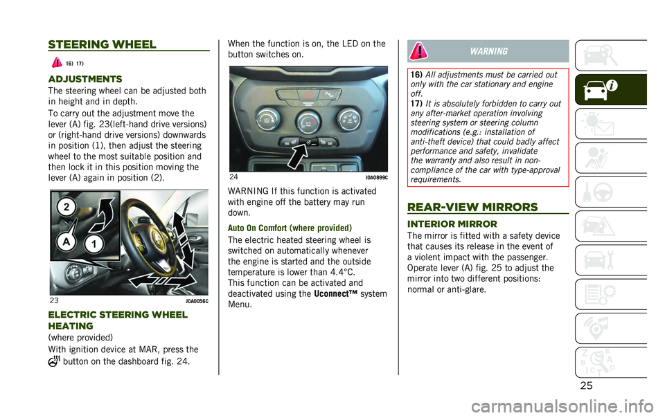 JEEP RENEGADE 2020  Owner handbook (in English) ���	������� �����
�=�:�* �=�<�*
�����	������	
��� ������	�
� ����� ���
 �� ���(����� ����
�	�
 ���	��� ��
� �	�
 ������
�� �����