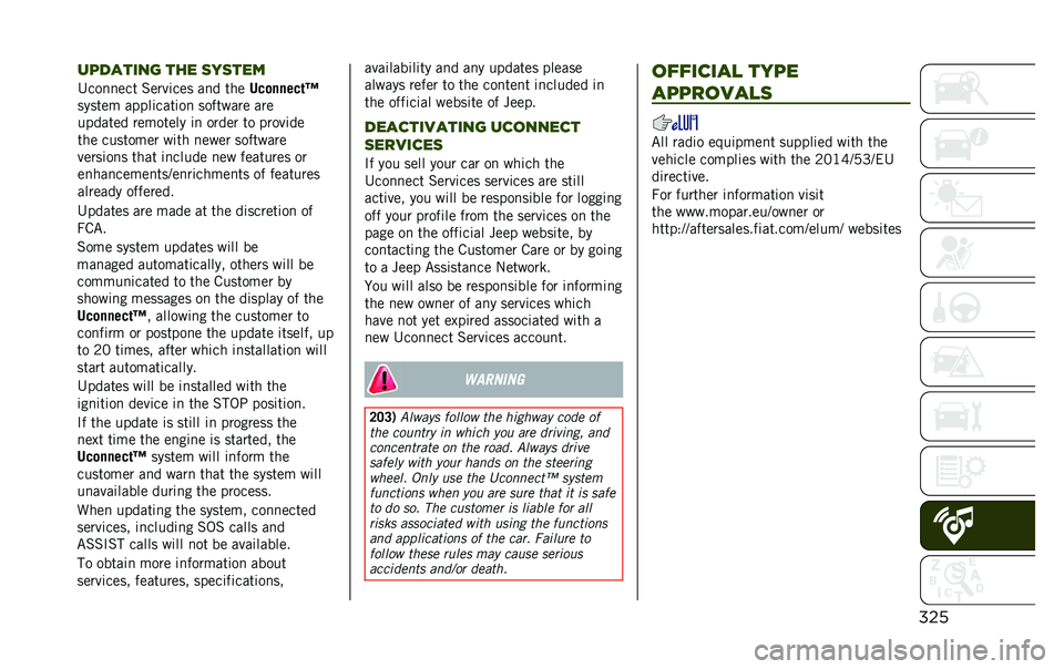 JEEP RENEGADE 2020  Owner handbook (in English) ����4������ ��� ���� �� ��� ��	������	��
 ��
�7�&�"�
�%��� ������ ������� ��	�� ��
���
���� ��������	������ ������ ��	��