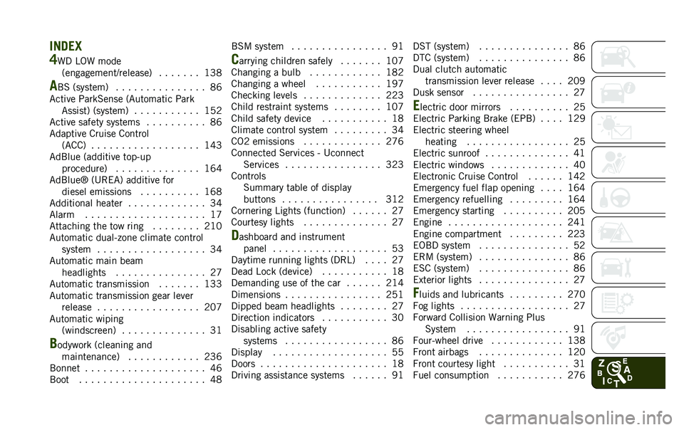 JEEP RENEGADE 2020  Owner handbook (in English) �
���.�K
�;
��3 �B�,� ����
�+��
�������
��@��������. � � � � � � � �?�D�2
� �$�% �+�������. � � � � � � � � � � � � � � � �2�I
�"���	�� �;���
