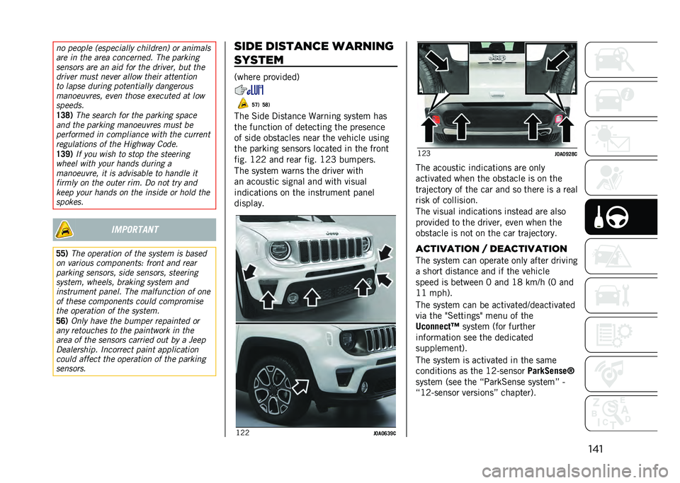 JEEP RENEGADE 2021  Owner handbook (in English) ����� ��	����	 � �	���	������ �������	��! �� �������
���	 �� �
��	 ���	� �����	���	�� ���	 �������
��	����� ���	 �� ��� ��� �
