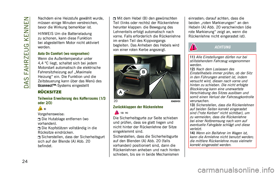 JEEP RENEGADE 2020  Betriebsanleitung (in German) ���&�
���&�4�(�"�.�C�*��6�.�1�1�.�1
�� �1���
��� ���� �4��� �	���� ���%��
�� �%�����
���	�	�� ������ �/������ �!���	������
���
���!�� ��