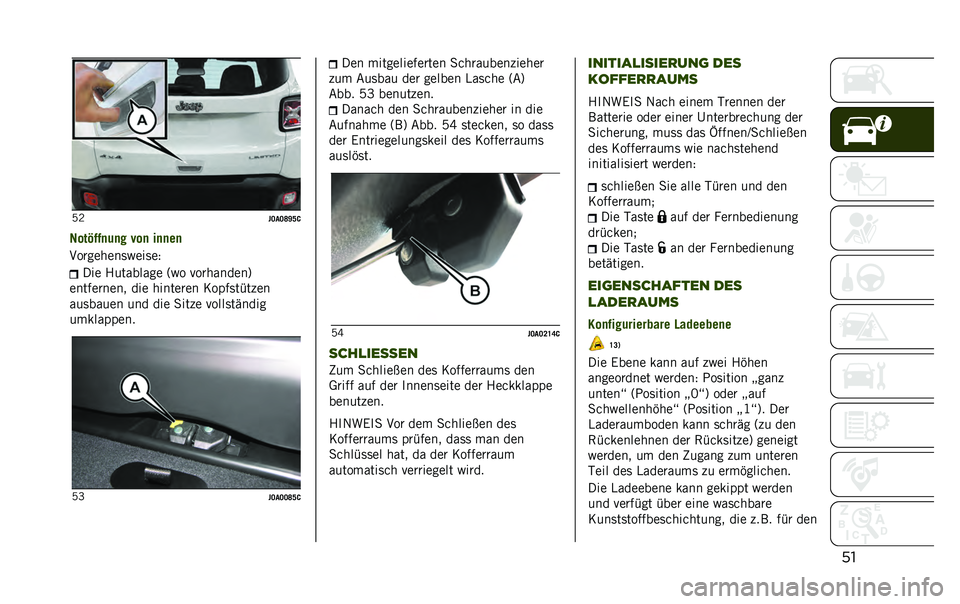 JEEP RENEGADE 2020  Betriebsanleitung (in German) ���=�>
��>��>�I�M�J�
����4�&�&�
�	�
� �*��
 ��
�
��

�2�����
���	�%���	��8 ��� �4�������� �:�%� �!���
������;
���������� ��� �
������� �6��