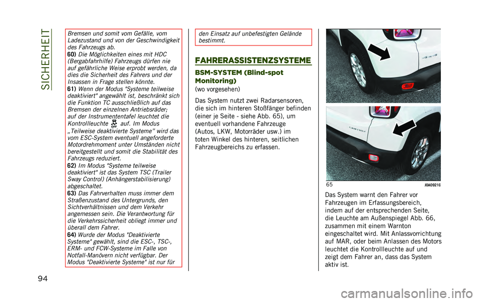 JEEP RENEGADE 2020  Betriebsanleitung (in German) ��
��K�4�.�(�4�.��-
�� ��	��
��� ��� ��!�
�� ��!�
 �"�������
 ��!�
�$���������� ��� ��!� ���	 �"����� ���������
��� ����	����� ���
