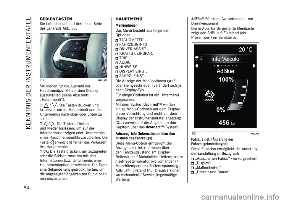 JEEP RENEGADE 2021  Betriebsanleitung (in German) ��>�7�:�:��:�0�,���7���0�:�,���!�8�7�:��7�:����7�4
�� ������������
�,�� �������� ���� ��
� ���
 ������ �,����
��� �4����
��� ���� �R�