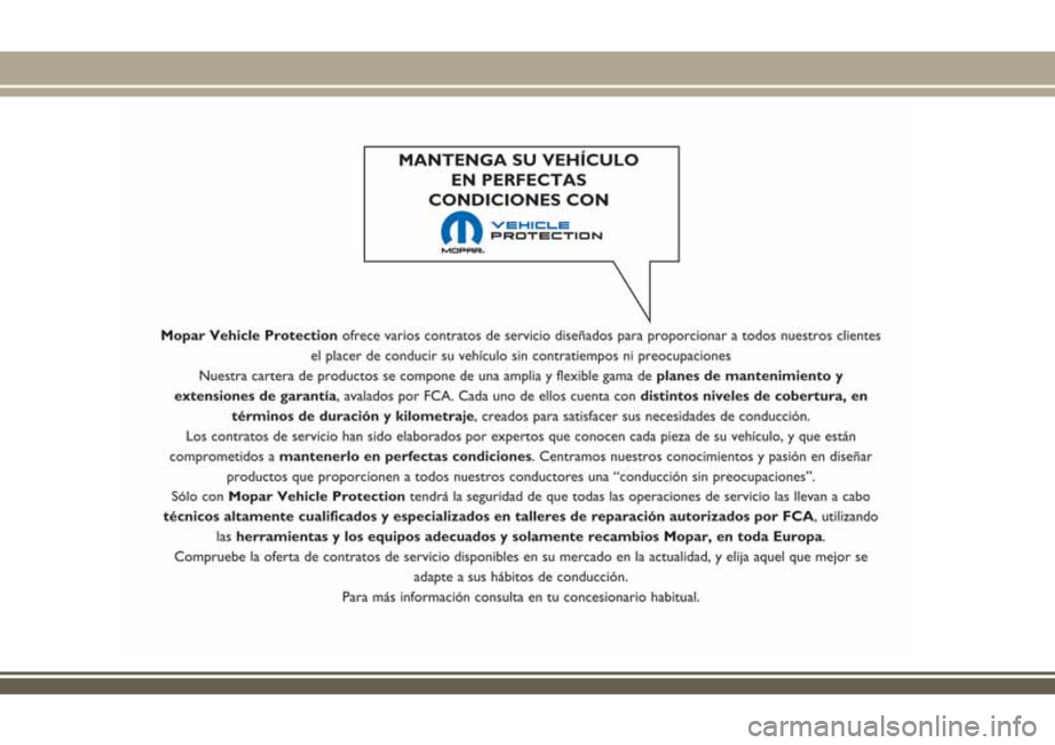 JEEP RENEGADE 2018  Manual de Empleo y Cuidado (in Spanish) 