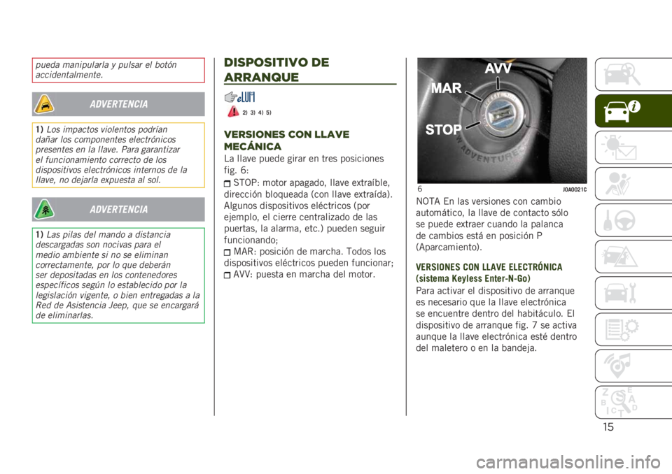 JEEP RENEGADE 2019  Manual de Empleo y Cuidado (in Spanish) "’
�
���� �	����
����
�� � �
�����
 �� �!����
�����������	�����
�����
������
�H�1�*�� ��	�
����� ��������� �
���
���
���(�