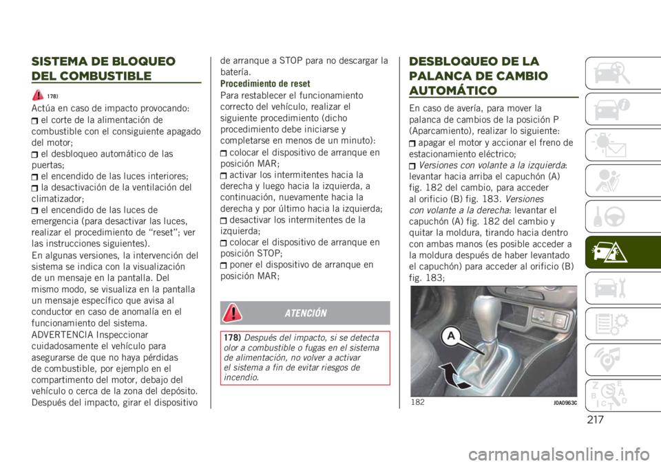 JEEP RENEGADE 2019  Manual de Empleo y Cuidado (in Spanish) $")
,*,$".’ -" )!(5%"(
-"! #(.)%,$*)!"
�H�G�I�1
�=���"�	 �� ��	�� �� ��
��	��� �������	����1
�� ����� �� ��	 �	���
����	���(� ��
�