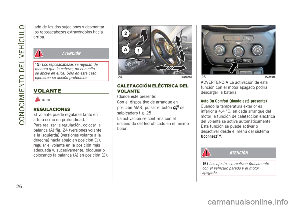 JEEP RENEGADE 2019  Manual de Empleo y Cuidado (in Spanish) ��.�3�4�3�.�C��C�$�4�,�3��?�$���>�$��E�.�@��3
$(
��	�� �� ��	� ��� ���#������� �
 ����
����	�
��� ������	��	�%��+�	� ��A���	�
�)������ ��	���	
�