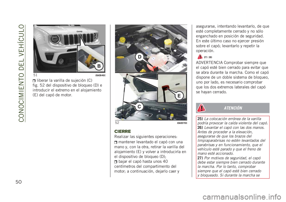 JEEP RENEGADE 2019  Manual de Empleo y Cuidado (in Spanish) ��.�3�4�3�.�C��C�$�4�,�3��?�$���>�$��E�.�@��3
’#
�7�B��=��=�E�F�E�

���%���	� ��	 ��	�����	 �� ���#����(� �2�.�5
���� �7�8 ��� ����������� �� �%���