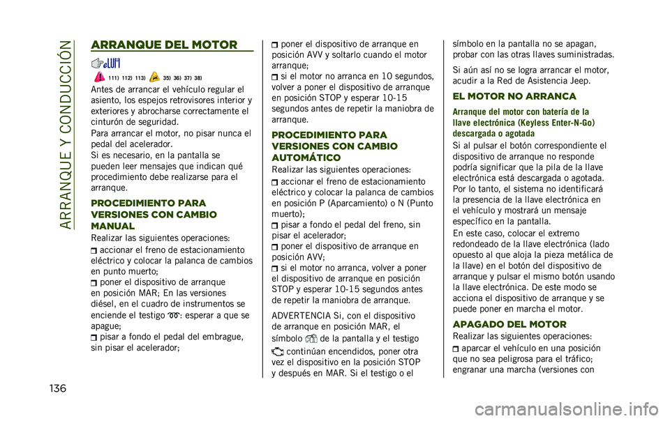 JEEP RENEGADE 2020  Manual de Empleo y Cuidado (in Spanish) ��=�*�*�=�4�J�@�$��R��.�3�4�?�@�.�.�C�L�4
���	 �������� ��� ��	��	�
�H�H�H�1 �H�H�>�1 �H�H�?�1 �?�J�1 �?�E�1 �?�G�1 �?�I�1
�=���� �� �	���	���	� �� �������� ��
