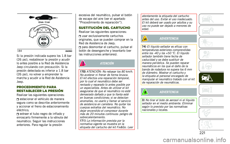 JEEP RENEGADE 2020  Manual de Empleo y Cuidado (in Spanish) ����B�9�Q
��=��=�O�E�=
�� ��	 ������(� ������	��	 ������	 ��� �B��9 �%�	�
�2�8�V ����5� �����	�%����� ��	 ������(� �
 �	�����
�� �	���� ��