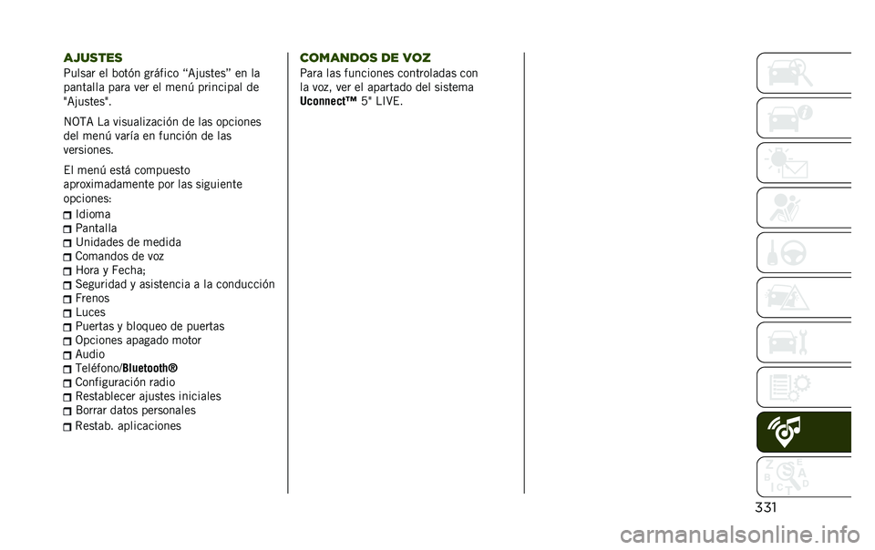 JEEP RENEGADE 2020  Manual de Empleo y Cuidado (in Spanish) �����,��
���
�;����	� �� �%���(� ������� �Y�=�#������X �� ��	
��	���	���	 ��	��	 ��� �� �
���" ��������	� ��
�<�=�#������<�
�4�3�,�= ��	 