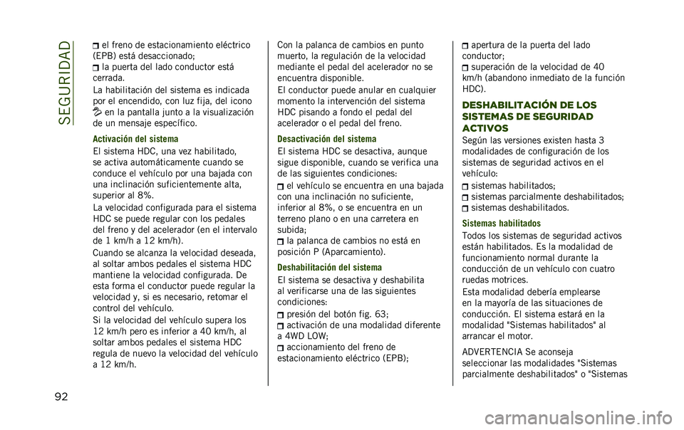 JEEP RENEGADE 2020  Manual de Empleo y Cuidado (in Spanish) ���$�-�@�*�C�?�=�?
�� �� ����� �� ����	�����	�
����� ���)������
�2�$�;�K�5 ���� ����	������	���& ��	 ������	 ��� ��	�� ��������� ��