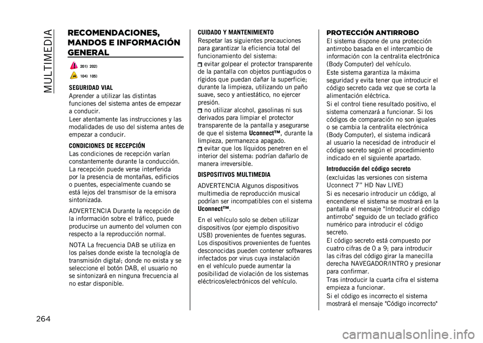 JEEP RENEGADE 2021  Manual de Empleo y Cuidado (in Spanish) ���@��,�C��$�?�C�=
��	� ����	��������	����O
�����	� � ����	�������
�������
�?�>�H�1 �?�>�?�1
�H�>�F�1 �H�>�J�1
��9�E���3�#��# ��3��A
�	������� �