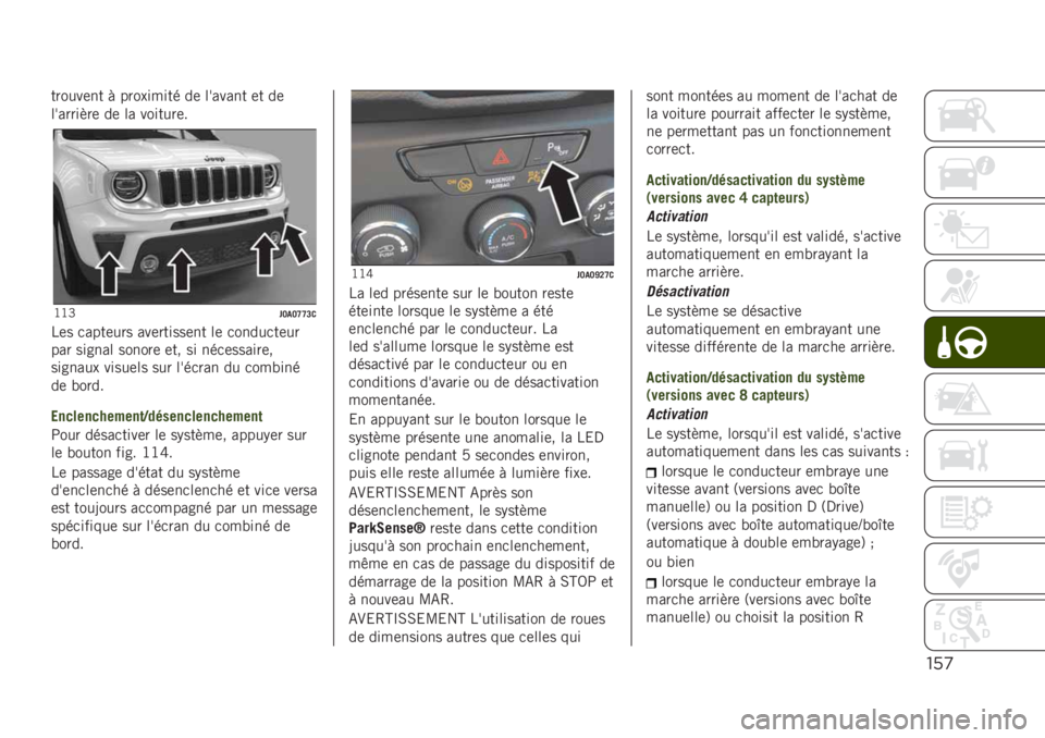 JEEP RENEGADE 2019  Notice dentretien (in French) "’)
������	�� �! ��������� ��	 ������� �	� ��	
���������	 ��	 �� �������	�
�G�G�W��@��@�G�G�B�
��	� �
����	��� ���	������	�� ��	 