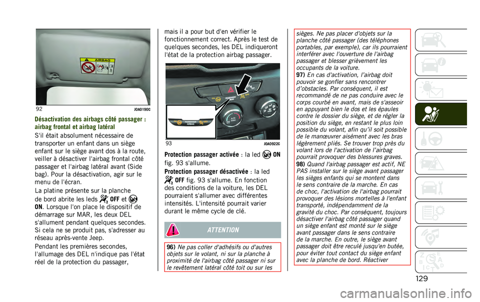 JEEP RENEGADE 2020  Notice dentretien (in French) ����7�9
��@��@�H�N�@�
�5�����	����	��� ��� ����,��� ��P�	� �������� �(
����,�� �%����	�� ��	 ����,�� ���	����
�0��� ����� �������