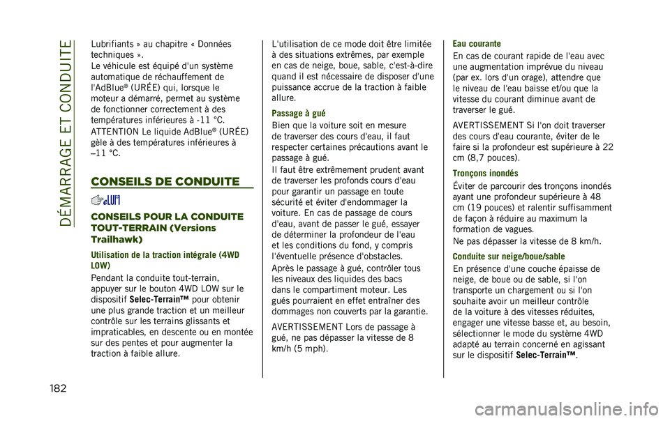 JEEP RENEGADE 2020  Notice dentretien (in French) ��,�L�B�-�4�4�-�T�&��&�H��/�5��,�D�O�H�&
��� ����������� �@ �� �
�������	 �? �,�����	�
��	�
������	� �@�
��	 �����
���	 �	�� ������ ���� ��%�