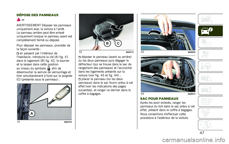 JEEP RENEGADE 2020  Notice dentretien (in French) ��
��	���� ��� ��
�
�
��
��
�A�F�+
�-�.�&�4�H�O�0�0�&�B�&��H �,�����	� ��	� �����	���
������	��	�� ���	�
 �� �������	 �! ������+��
��	 �����	�