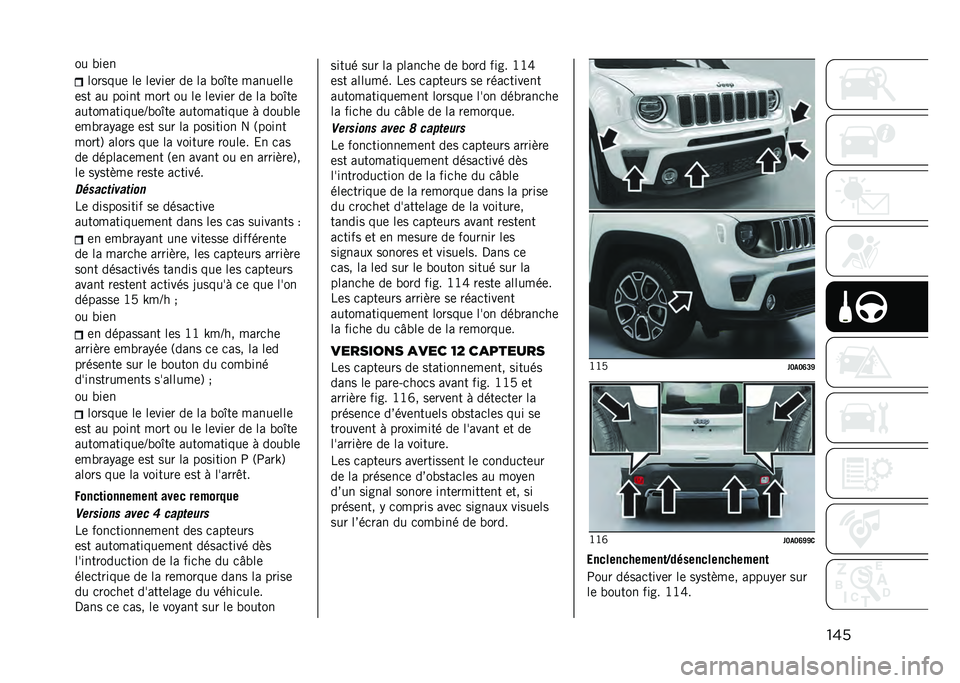 JEEP RENEGADE 2021  Notice dentretien (in French) ����� ���	�
�������	 ��	 ��	���	� ��	 �� ���(��	 �����	���	
�	�� �� ����� ���� �� ��	 ��	���	� ��	 �� ���(��	
�����������	�N���(��