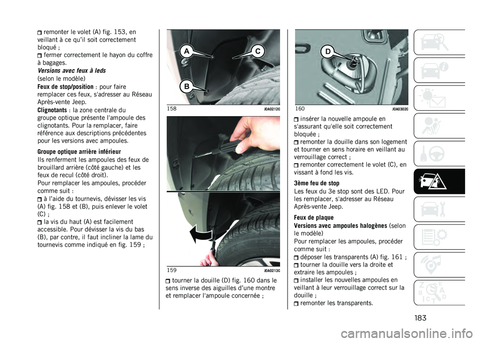 JEEP RENEGADE 2021  Notice dentretien (in French) �����	�����	� ��	 ����	� �3�-�6 ���� �G�8�W� �	�
��	������ �! �
�	 ���<�� ���� �
����	�
��	��	��
������ �$ ��	���	� �
����	�
��	��	�� ��	 �