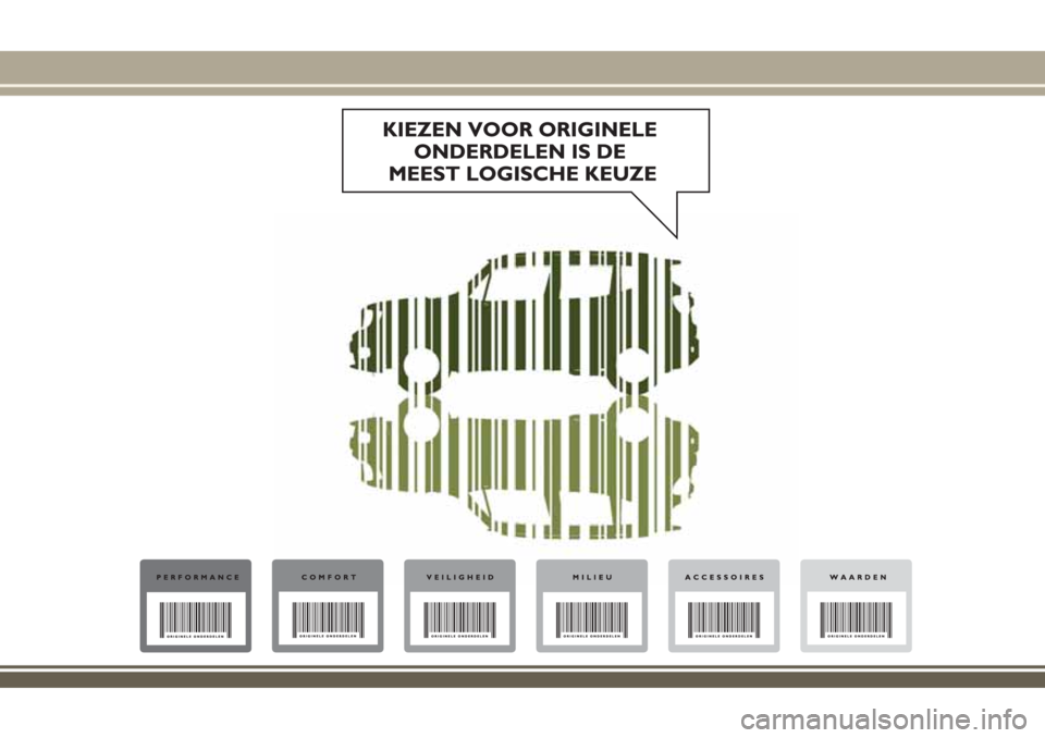 JEEP RENEGADE 2018 Instructieboek (in Dutch) JEEP RENEGADE 2018 Instructieboek (in Dutch)
