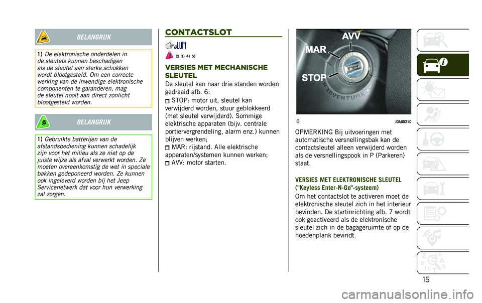 JEEP RENEGADE 2020  Instructieboek (in Dutch) ����
���
���	��
�D�. ��	 �	��	�
���������	 ����	���	��	� ��
��	 ���	���	�� �
����	� ��	����
����	�
�
�� ��	 ���	���	� �
�
� ���	��
�	 ����