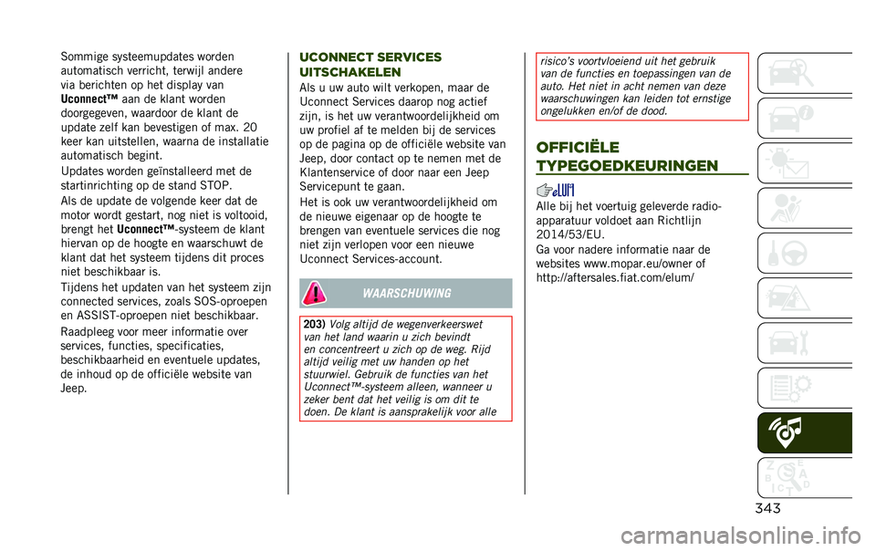 JEEP RENEGADE 2020  Instructieboek (in Dutch) �	��	�0����A���� ���� ���� ���	������� ����
�
�������
�" �	�������
�" �
�A����	�������
�"
���
������������ �� ��������� ��A�