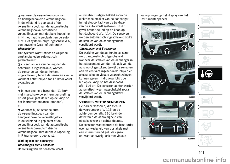 JEEP RENEGADE 2021  Instructieboek (in Dutch) ����������
 �� ���
������������� ���
�� ��������������� ���
����������
��
�� �� ��
����	��� �� �������	��	 �� ��
��