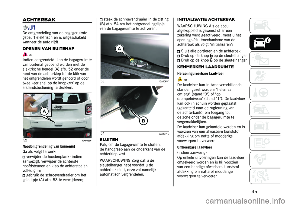 JEEP RENEGADE 2021  Instructieboek (in Dutch) �����������
�� ���	��
�������� ��� �� �
������
����	�
���
���
�	 �����	�
���� �� �� ���	����������
�������
 �� ���	� �
��