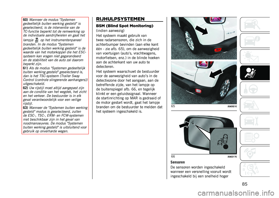 JEEP RENEGADE 2021  Instructieboek (in Dutch) ���A�;�.
�6�
����� �� ����� �A�%�.������
����������	��
 ���	��� ����
�	�� ��������A �	�
������������� �	� �� �	���������	� ��
