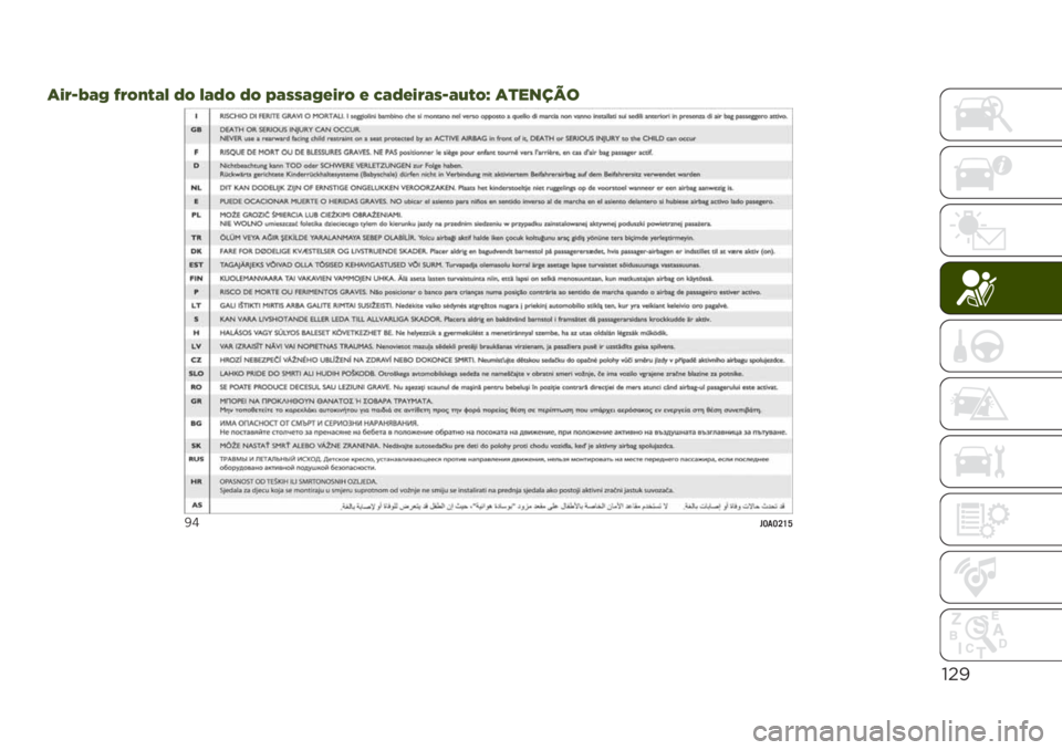JEEP RENEGADE 2019  Manual de Uso e Manutenção (in Portuguese) !")
(QFN‘X[ hFIYcX^ ZI ^XZI ZI WXOOX[GQFI G PXZGQFXONXVcIi ()"+/0$
�@�_� �J��J�K�U�W 