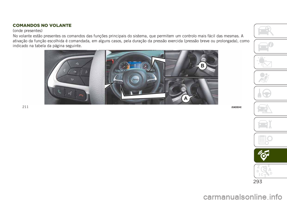 JEEP RENEGADE 2019  Manual de Uso e Manutenção (in Portuguese) ")#
3$*(+1$9 +$ 7$!(+)"
�=��	�� ����
��	���
�?
�2� �����	�� ��
��"� ����
��	���
 ��
 �����	���
 ���
 ���	�!�$��
 ����	������
 �� �
��
�����