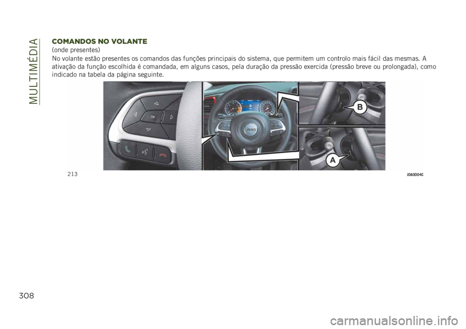 JEEP RENEGADE 2019  Manual de Uso e Manutenção (in Portuguese) ���I�4�N�L��+�3�L�7
#*(
3$*(+1$9 +$ 7$!(+)"
�=��	�� ����
��	���
�?
�2� �����	�� ��
��"� ����
��	���
 ��
 �����	���
 ���
 ���	�!�$��
 ����	������
 �